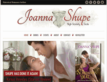 Tablet Screenshot of joannashupe.com